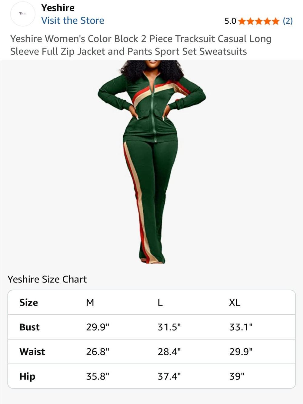 Green Colorblock Zip Track Jacket & Pants Set - Picture 4 of 4